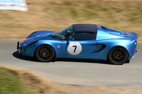 Lotus Blue Race Car 7