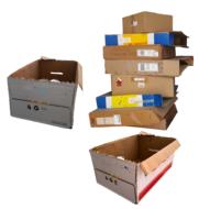 Carton Boxes in stack