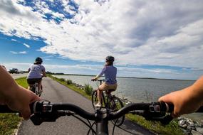 Bicycle Riders people, virginia, usa