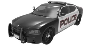 car isolated police car drawing