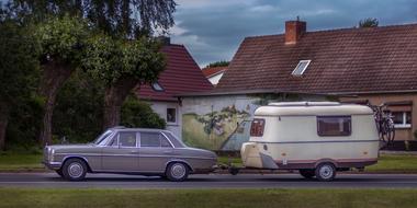 retro Mercedes Benz Caravan