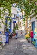 Greece, Skopelos, street