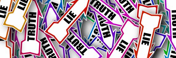 clipart of header directory lie truth words