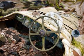 old Jaguar sports Car