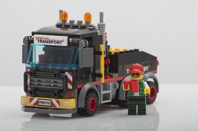 man near truck, Lego Toys