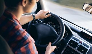 Driving Car person