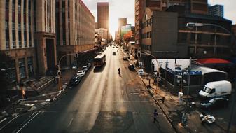 City Street Traffic cars