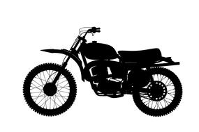 drawing of motorbike