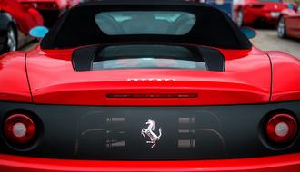 Ferrari Sportscar Speed red