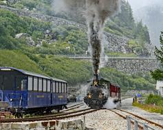 Railway Furka-Bergstrecke