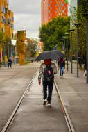 Umbrella Man street