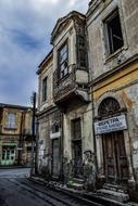 Beautiful old architecture with colorful buildings
