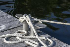 white Boat rope