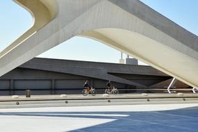 Modern Architecture in a park in valencia