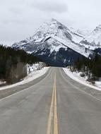 mountain Road Snow winter