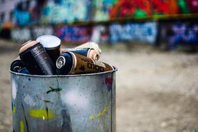 Graffiti Art Cans