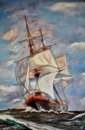 boat sea ship drawing
