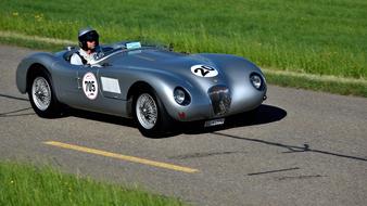 Racing Car Hillclimb Jaguar