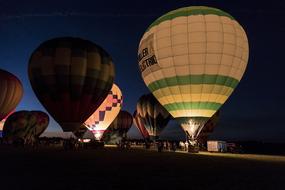 Balloons Hot Air Night lights