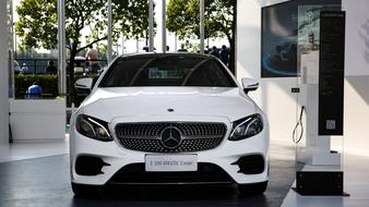 wonderful white mercedes Car