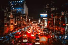 Bangkok Thailand City cars