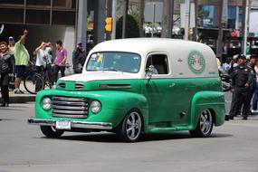 Ford Truck green retro