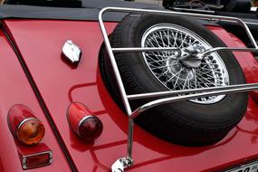 red Car Wheel Rubber