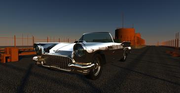 delightful oldtimer thunderbird ford car