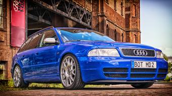 Pkw Audi Auto blue