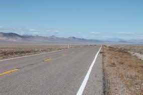 Road Desert nevada