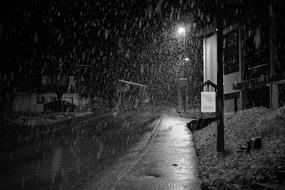 Rain Street Road dark