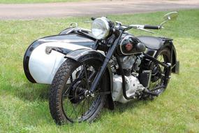 Motorcycle Drive green grass