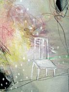 Abstract chair as a artwork