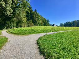 Rumensee Nature road