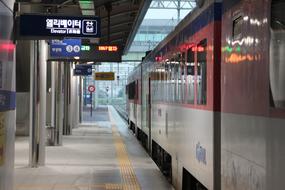 Train Railway station platform