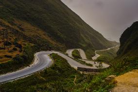 Vietnam Northern Circuit Landscape road