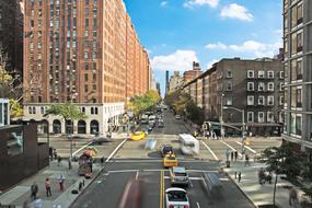photo of city traffic at the intersection