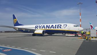 ryanair Aircraft in Airport