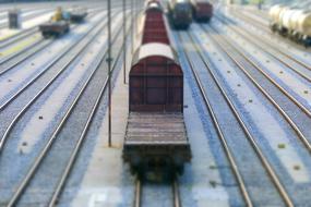 Train Railway Station model