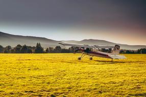 plane Mountains Landscape