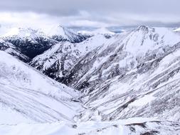 Mountains Height Snow
