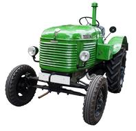 Oldtimer green Tractor