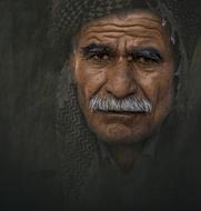 Man Old Elderly face