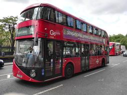 London Bus Red road