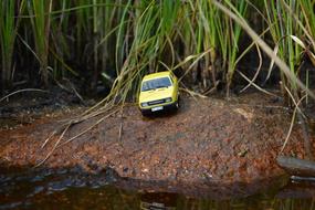 Skoda Auto Yellow model toy