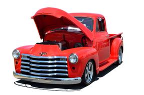 Classic Retro Red Truck