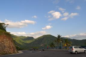 highway in the mountains of indonesia