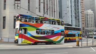 Hongkong Train City colors