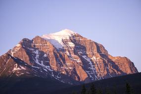 Highway Mountain snow