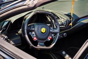 ferrari logo yellow